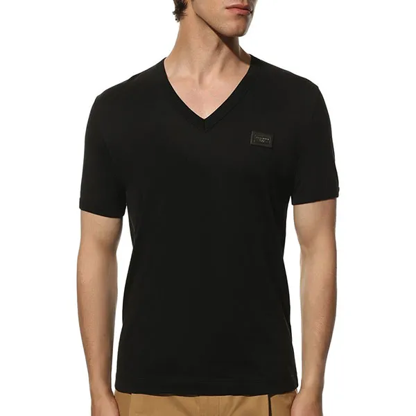 Áo Thun Nam Dolce & Gabbana D&G 5136707 Tshirt Màu Đen Size 44