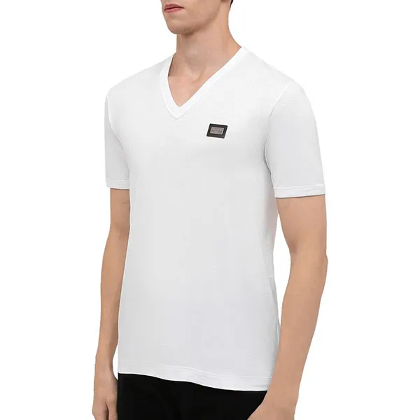 Áo Thun Nam Dolce & Gabbana D&G 5136707 Tshirt Màu Trắng Size 46