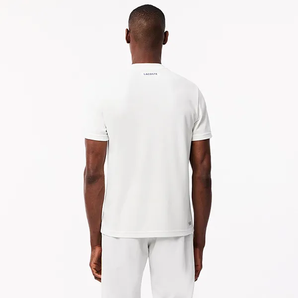 Áo Thun Nam Lacoste Men's Ultra Dry Piqué Tennis TShirt TH7545 001 Màu Trắng Size 3 - Thời trang - Vua Hàng Hiệu