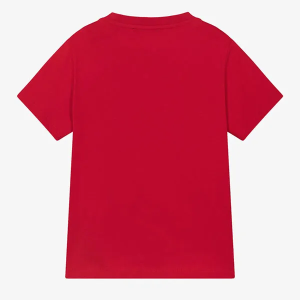 Áo Thun Nữ Balmain Kids Red Embroidered Logo T-Shirt BW8A21 Z0116 511OR Màu Đỏ Size 12Y - Thời trang - Vua Hàng Hiệu