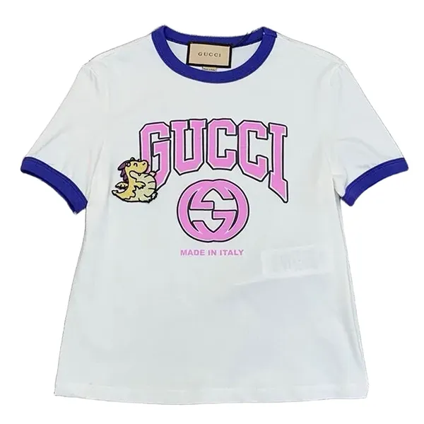 Áo Thun Nữ Gucci T-Shirt 723566 XJGEC 9318 Màu Trắng Size S