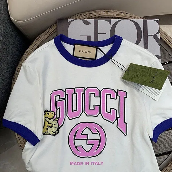Áo Thun Nữ Gucci T-Shirt 723566 XJGEC 9318 Màu Trắng Size S