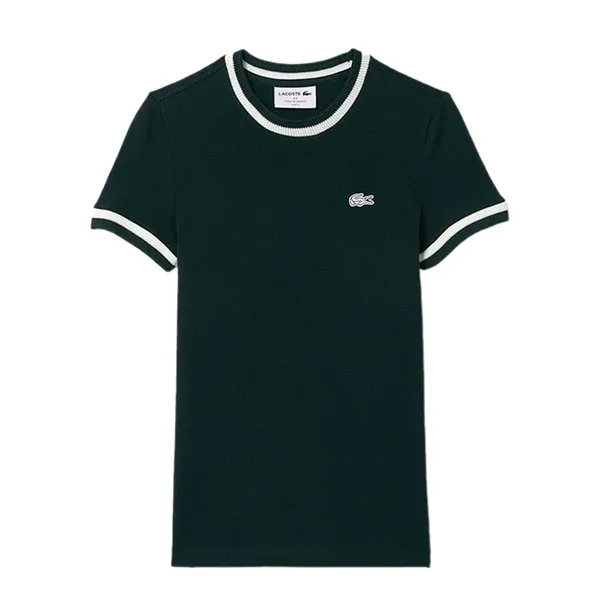 Áo Thun Nữ Lacoste Slim Fit Tipping TF7221 54G TE2 Tshirt Màu Xanh Đậm Size 34 - Thời trang - Vua Hàng Hiệu
