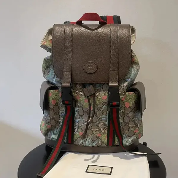 Balo Gucci GG Supreme Backpack Phối Màu - Túi xách - Vua Hàng Hiệu