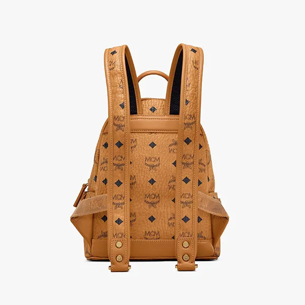 Balo MCM Stark Side Studs Bebe Boo Backpack In Visetos Size Mini - Túi xách - Vua Hàng Hiệu