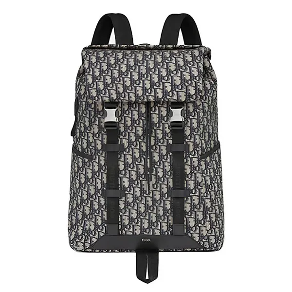 Balo Nam Dior Explorer Oblique Jacquard 1ESBA152YKY-H27E Màu Đen - Túi xách - Vua Hàng Hiệu