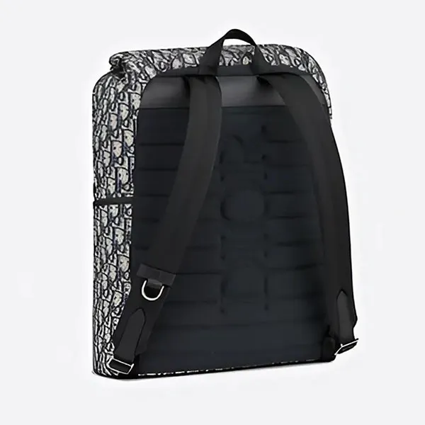 Balo Nam Dior Explorer Oblique Jacquard 1ESBA152YKY-H27E Màu Đen - Túi xách - Vua Hàng Hiệu