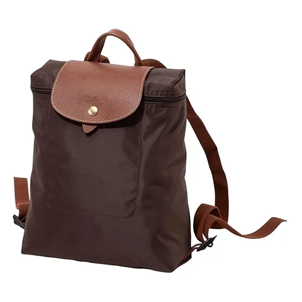 Balo Nữ Longchamp Le Pliage Original M Backpack Women's Backpack Màu Nâu - Túi xách - Vua Hàng Hiệu