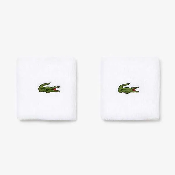 Băng Đeo Cổ Tay Lacoste Sport Stretch Cotton Jersey Wristband RL9272 55G 001 Màu Trắng
