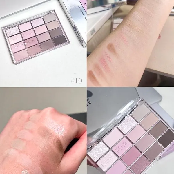 Bảng Phấn Mắt Wakemake Soft Blurring Eye Palette 16 Ô Màu Tone 10 Lazy Pink Blurring - Trang điểm - Vua Hàng Hiệu