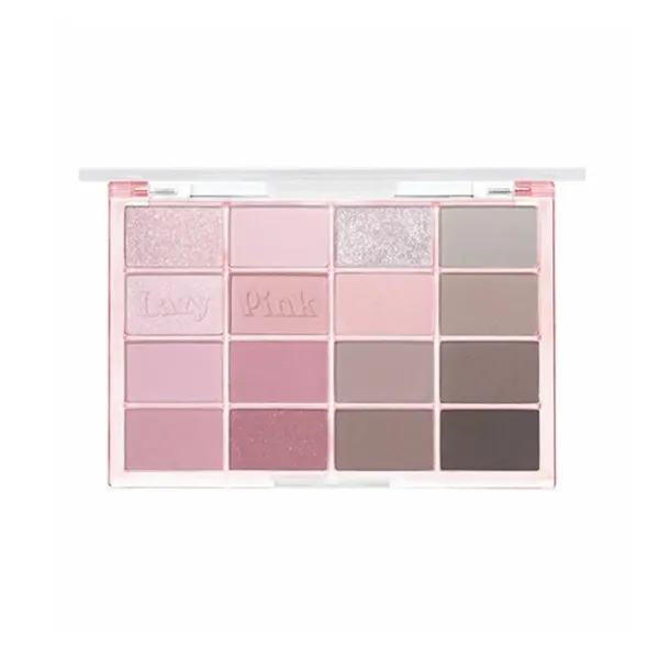 Bảng Phấn Mắt Wakemake Soft Blurring Eye Palette 16 Ô Màu Tone 10 Lazy Pink Blurring - Trang điểm - Vua Hàng Hiệu