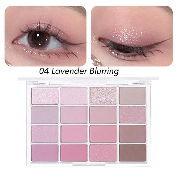 Bảng Phấn Mắt Wakemake Soft Blurring Eye Palette 16 Ô Màu Tone 04 Lavender Blurring 13g - Trang điểm - Vua Hàng Hiệu