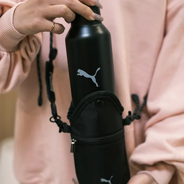 Bình Đựng Nước Puma Outdoor Thermos Flask Water Bottle Set Màu Đen 500ml - Cốc - Vua Hàng Hiệu