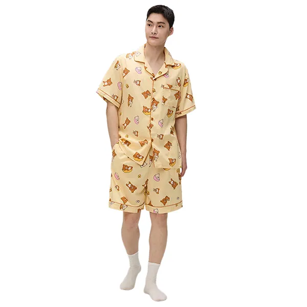 Bộ Ngủ Pyjama Cộc Tay Spao SPPPF25U09 Màu Beige Size S