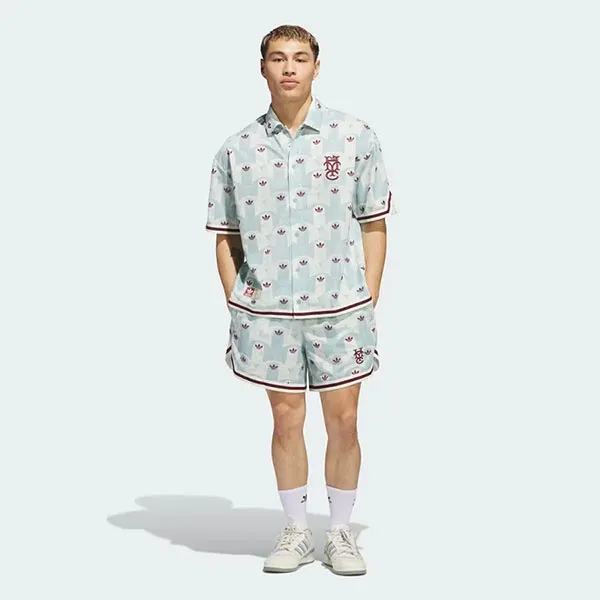 Bộ Quần Áo Cộc Tay Adidas HYC AOP Top JC5974 JC5973 Màu Xanh Size XS (Form Âu) - Thời trang - Vua Hàng Hiệu