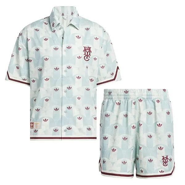 Bộ Quần Áo Cộc Tay Adidas HYC AOP Top JC5974 JC5973 Màu Xanh Size XS (Form Âu) - Thời trang - Vua Hàng Hiệu