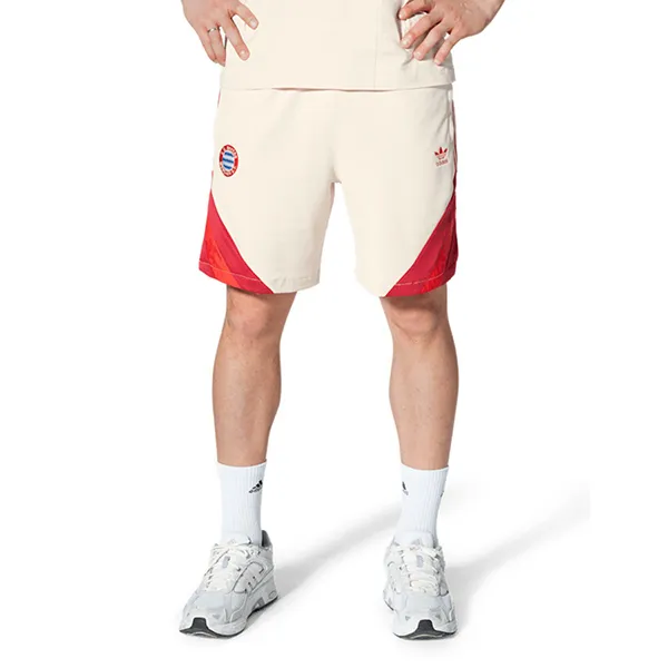 Bộ Quần Áo Cộc Tay Nam Adidas FC Bayern Originals Màu Kem/Đỏ Size XS (Form Âu)