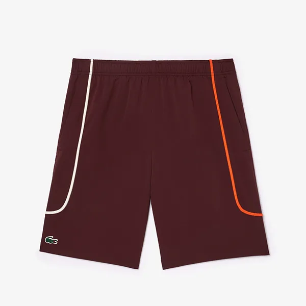 Bộ Quần Áo Cộc Tay Nam Lacoste Men's Tennis DH7362 UI4/GH7460 BZD Màu Hồng/Đỏ
