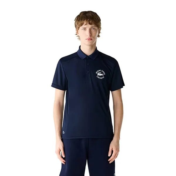 Bộ Quần Áo Cộc Tay Nam Lacoste Men's Ultra-Dry GH7452 / DH7759 Màu Xanh Navy Size 5