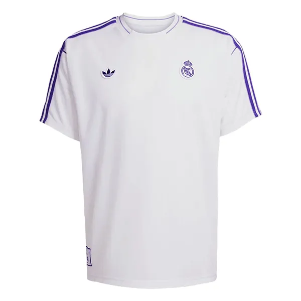Bộ Quần Áo Nam Adidas Real Madrid Terrace Icons JF2581/JF2586 Màu Trắng Tím Size L - Thời trang - Vua Hàng Hiệu
