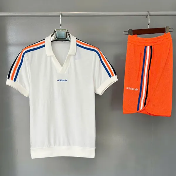 Bộ Thể Thao Nam Adidas Men Originals Sprint Short JD0808/ JC8385 Màu Trắng Cam Size S (Form Á) - Thời trang - Vua Hàng Hiệu