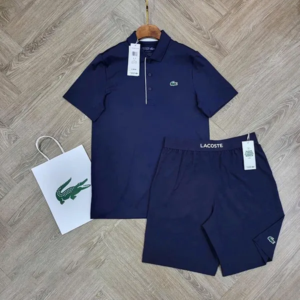 Bộ Thể Thao Nam Lacoste Sportswear DH2583-525/ GH6961-525 Màu Xanh Navy Size 3
