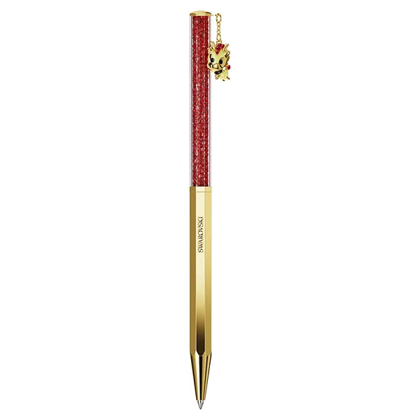 Bút Ký Swarovski Crystalline Dragon And Phoenix Ballpoint Pen 5677125 Màu Vàng