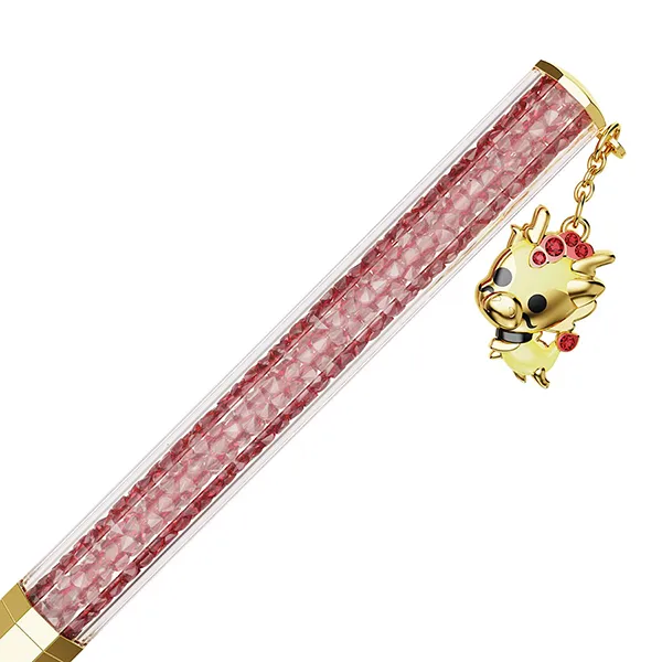 Bút Ký Swarovski Crystalline Dragon And Phoenix Ballpoint Pen 5677125 Màu Vàng