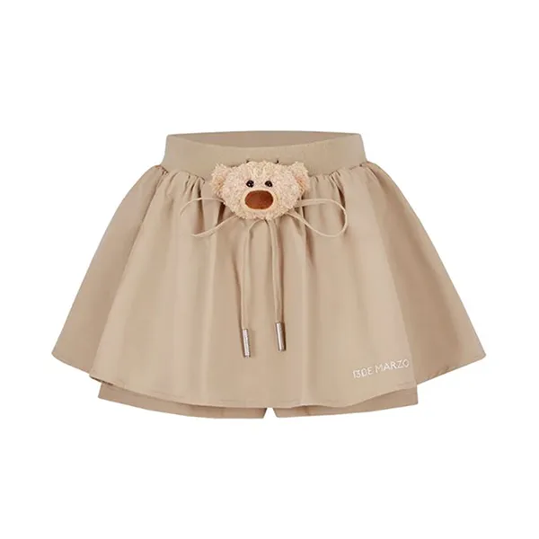 Chân Váy 13 De Marzo Bear A-Line Skirt Màu Khaki