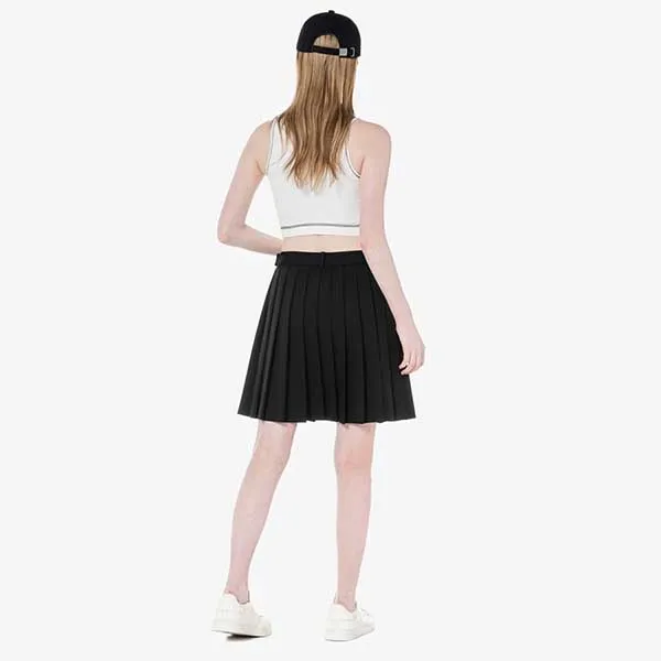 Chân Váy Nữ Lacoste Women's Golf Mid-Length Pleated Skirt JF707E 53G 031 Màu Đen Size 34