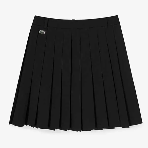 Chân Váy Nữ Lacoste Women's Golf Mid-Length Pleated Skirt JF707E 53G 031 Màu Đen Size 34