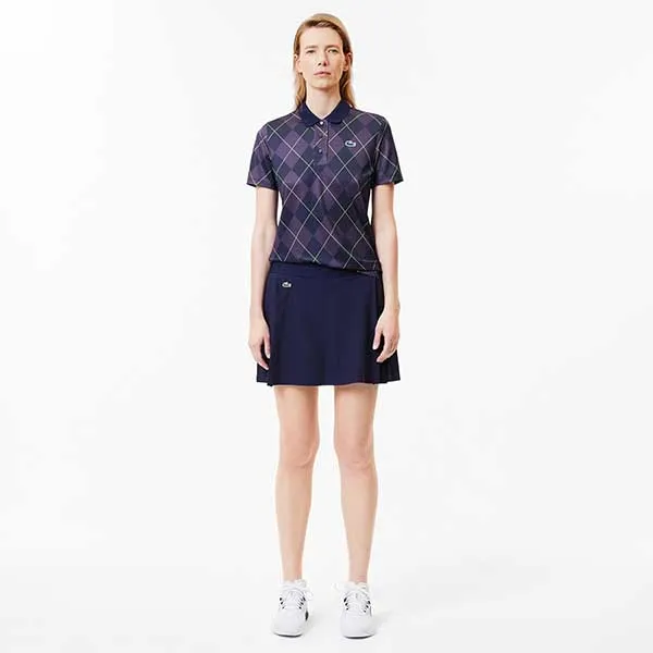 Chân Váy Nữ Lacoste Women's Lined Ultra Dry Stretch Golf Skirt JF9433 97 423 Màu Xanh Navy Size 34