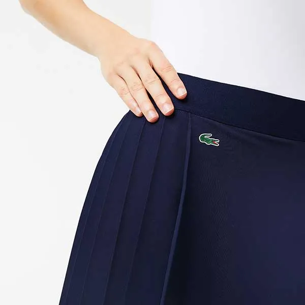 Chân Váy Nữ Lacoste Women's Lined Ultra Dry Stretch Golf Skirt JF9433 97 423 Màu Xanh Navy Size 34