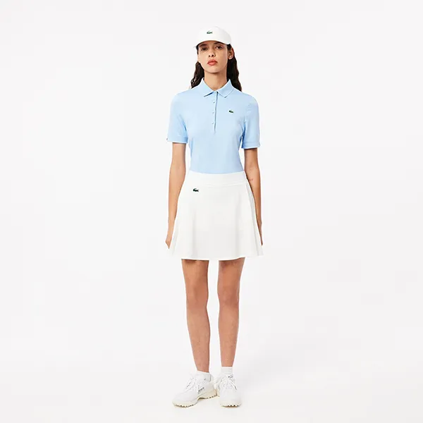 Chân Váy Nữ Lacoste Women's Lined Ultra Dry Stretch Golf Skirt JF9433 Màu Trắng Size 34