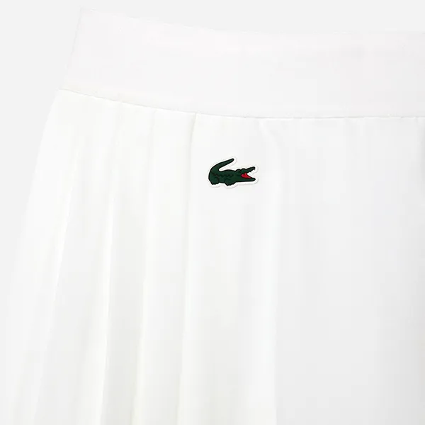 Chân Váy Nữ Lacoste Women's Lined Ultra Dry Stretch Golf Skirt JF9433 Màu Trắng Size 34