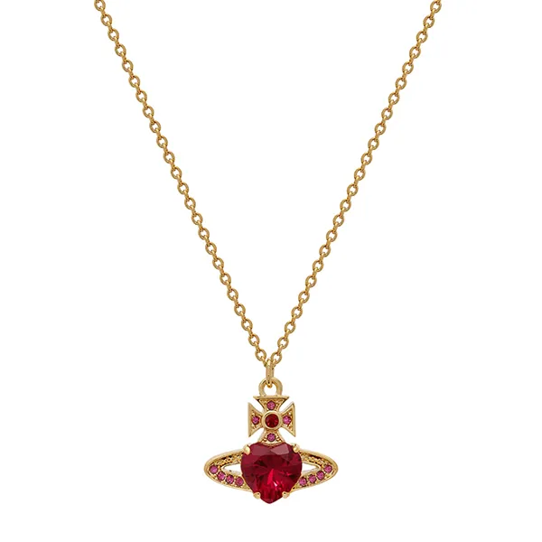Dây Chuyền Nữ Vivienne Westwood Ariella Pendant Necklace 8053195072484 Màu Vàng/Đỏ