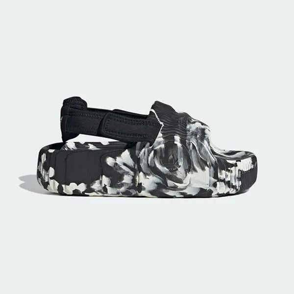 Dép Adidas Adilette 22 XLG Slides IE5650 Màu Đen Họa Tiết Size 40.5