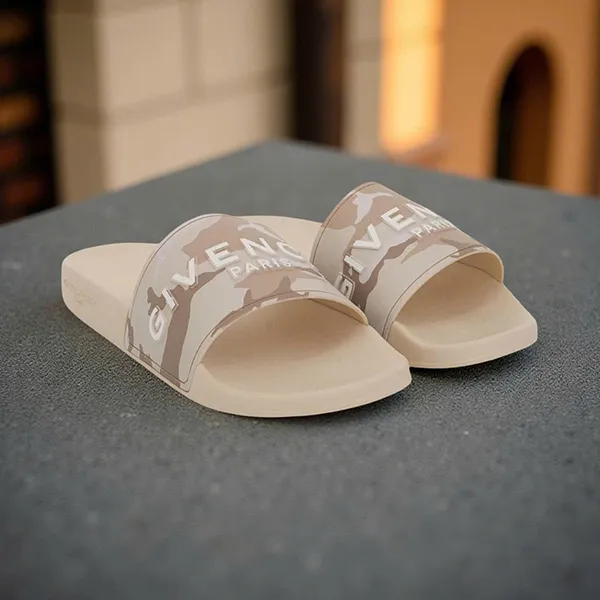 Dép Givenchy Slide BH300HH1AQ Màu Be Size 39 - Dép - Vua Hàng Hiệu
