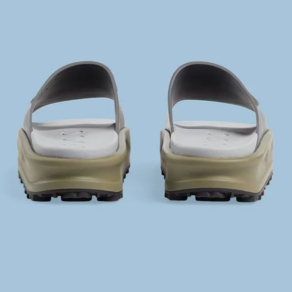 Dép Gucci Men's Interlocking G Slide 692380-JF000-1126 Màu Xám Size 5 - Dép - Vua Hàng Hiệu