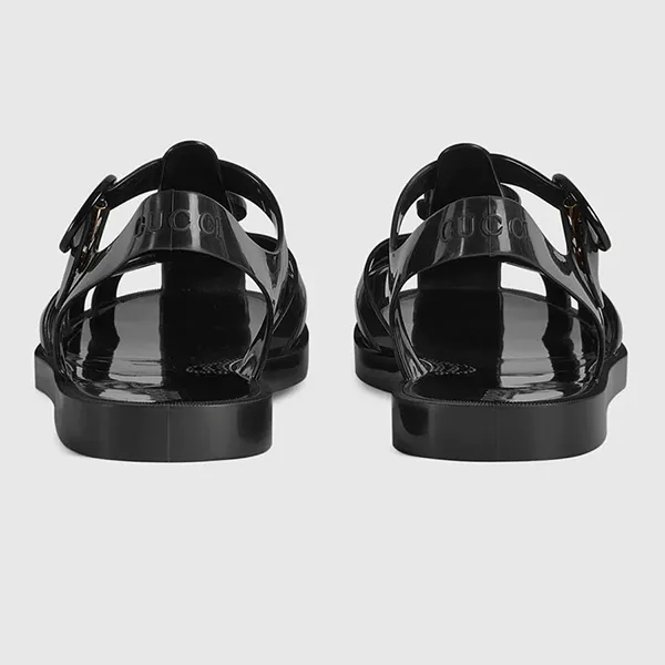 Dép Gucci Sandal With Double G 674132-JFM00-1000 Màu Đen Size 35 - Dép - Vua Hàng Hiệu