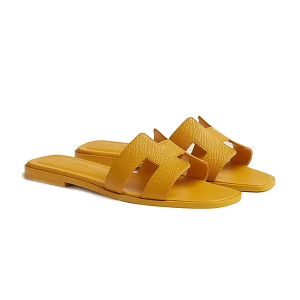 Dép Hermès HM Oran sandal H202272ZV9X345 Màu Cam Size 36