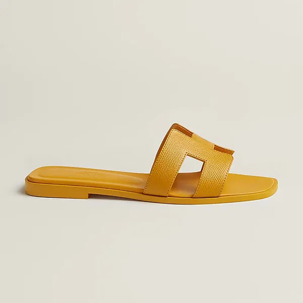 Dép Hermès HM Oran sandal H202272ZV9X345 Màu Cam Size 36