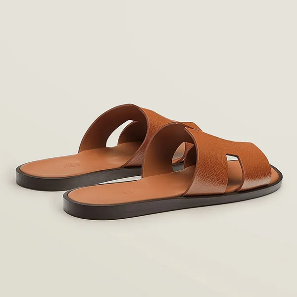 Dép Hermès Izmir Sandal H221820ZH1V430 Màu Nâu Size 41