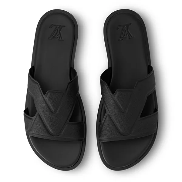 Dép Louis Vuitton LV Oasis Mule 1AHSCV Màu Đen Size 6
