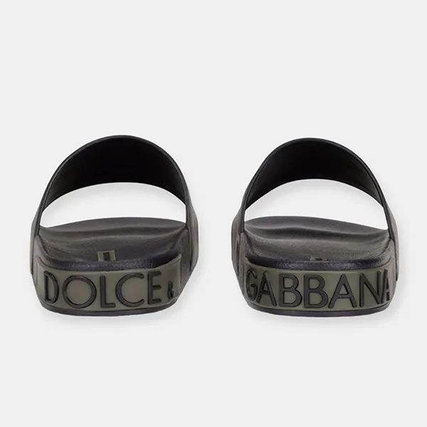 Dép Nam Dolce & Gabbana D&G Camouflage Slides CS1990AY316 Màu Đen Size 42