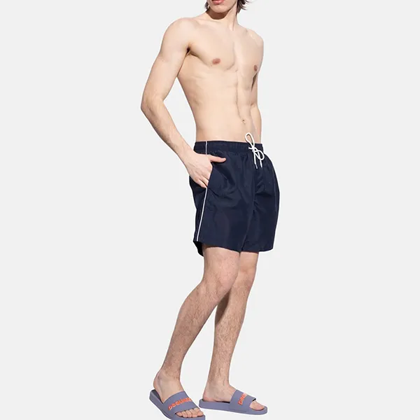 Dép Nam Dsquared2 Chữ Cam FFM0023 17205013 M4115 Màu Xanh Xám Size 40 - Dép - Vua Hàng Hiệu