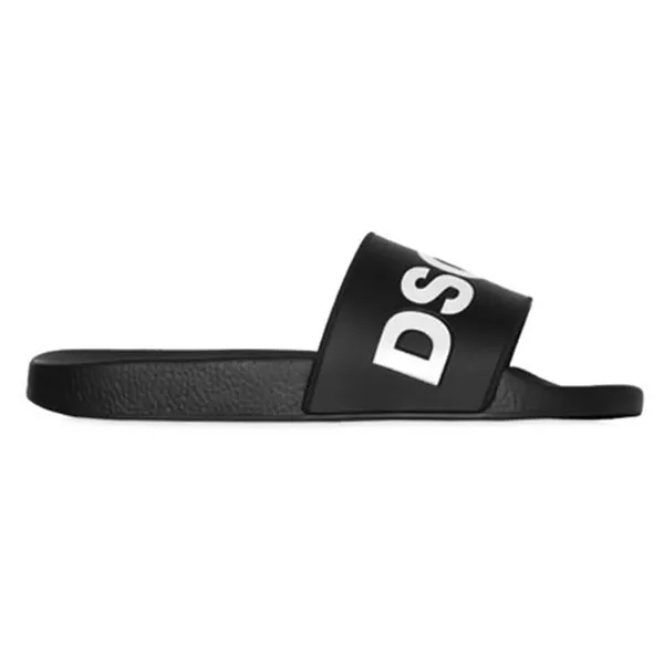 Dép Nam Dsquared2 Slide FFM0101 17200001 M063 Màu Đen Size 41 - Dép - Vua Hàng Hiệu