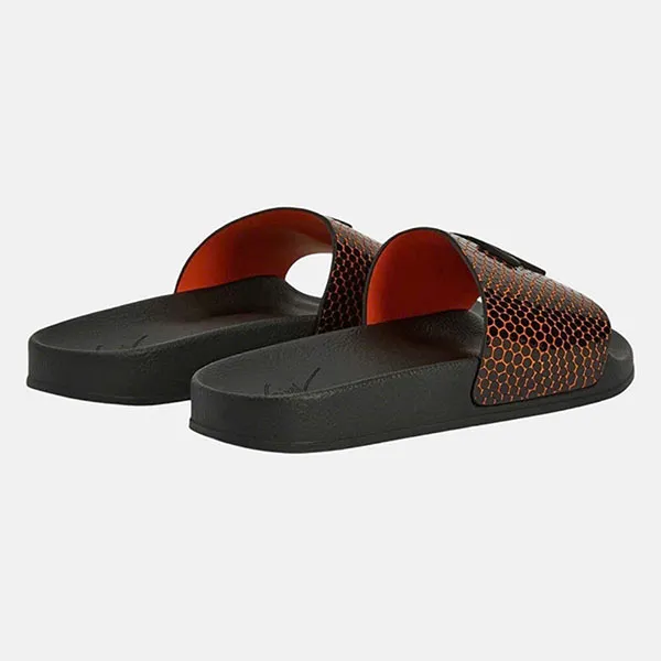 Dép Nam Giuseppe Zanotti Da Rắn Cam RM20071K06 Màu Đen - Cam Size 39 - Dép - Vua Hàng Hiệu