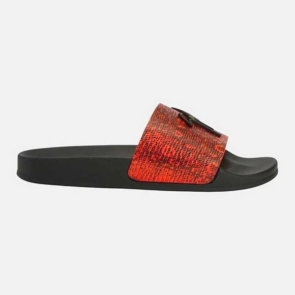 Dép Nam Giuseppe Zanotti Vân Da Rắn Đỏ RM20071K13 Màu Đen Size 39 - Dép - Vua Hàng Hiệu
