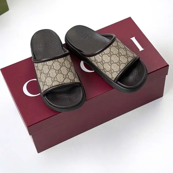 Dép Nam Gucci In Brown 816356 96GI0 9744 Màu Nâu Size 6